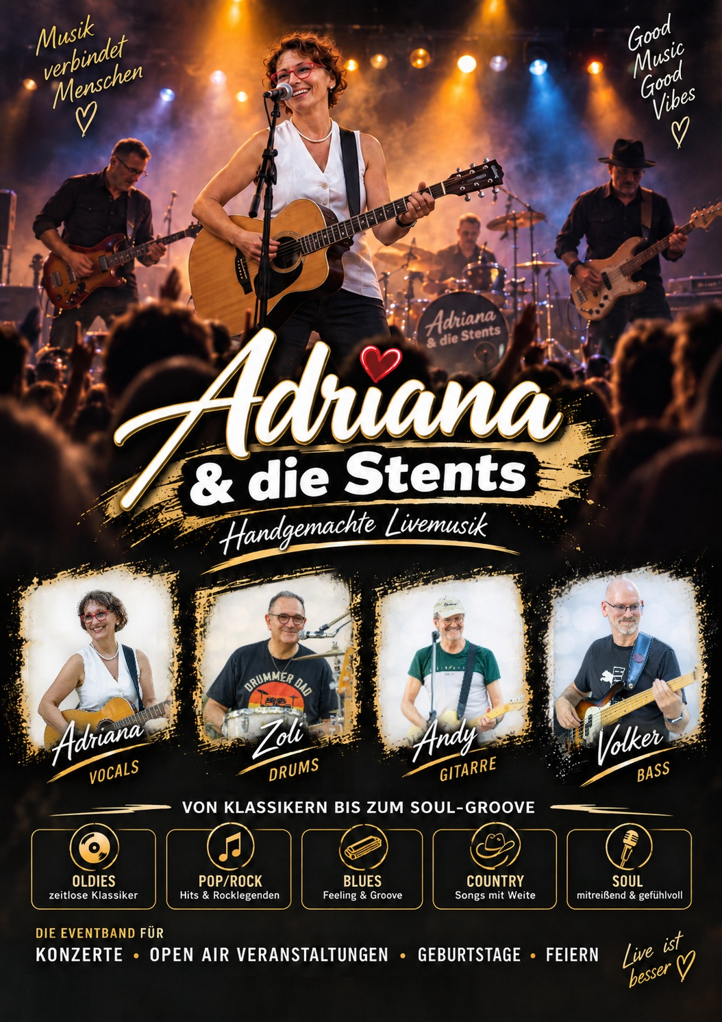 Adriana & Band – Handgemachte Livemusik